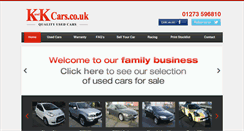 Desktop Screenshot of kandkcars.co.uk